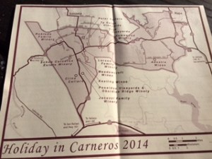 Map Holiday in Carneros